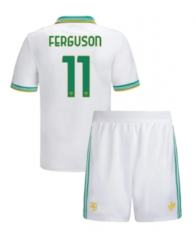 Billige Fotballdrakt AS Roma Evan Ferguson #11 Replika Tredjedraktsett Barn 2025-26 Kortermet (med bukser)